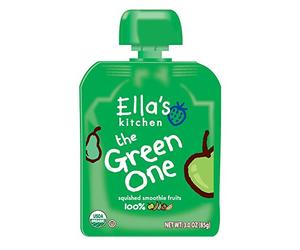 Ella's Kitchen the Green One Organic Squished Smoothie Fruits (90g) - Pack of 6