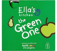 Ella's Kitchen Organic The Green One Smoothie Multipack Baby Food Pouch 6+ Months 5x90g