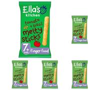 Ella's Kitchen Tomato and Basil Melty Sticks, 16g (Pack of 5)