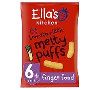 Ella's Kitchen Organic Tomato & Leek Melty Puffs Baby Snack 6+ months 20g
