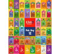 Ella's Kitchen Variety Pack Pick Any 12 Organic Baby Food Pouches Smoothies From 6 to 10+ months