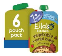 Ella's Kitchen Stage 2 from 7 Months Organic Vegetable Bake 130 g (Pack of 6)