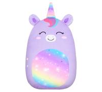 EllaSeek Car Seat Strap Pads Seat Belt Cover Pad Car Pillow for Kids, Cute Seatbelt Pillow Covers for Toddler Boys Girls Travel Head Neck Shoulder Support, Purple Unicorn