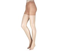 ELLE Women's 1 Pair 20 Denier Shaping Tights - Smooth Supportive Everyday Fit in Beige | Size: Large Elle Beige L