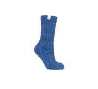 ELLE Women's 1 Pair Feather Slipper Gift Boxed Socks in Blue | Size: 4-8 Elle Blue 4-8