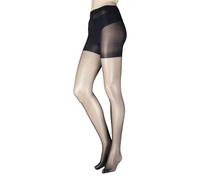 Elle 1 Pair Ladies 20 Denier Shaping Tights - Smooth Supportive Everyday Fit - Extra Large - Black