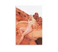Elle Brooke Sexy Poster Art Wall Art Poster Canvas Painting Decor Wall Print Photo Home Modern Decorative Posters 16x24i