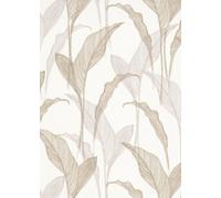 Elle By Erismann Luxury Leaves - Embossed Beige