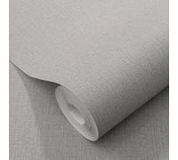 Elle By Erismann Luxury Plain Woven Vinyl Wallpaper