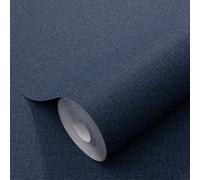 Elle By Erismann Luxury Plain Woven Vinyl Wallpaper