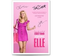 Elle Cast Signed Poster Print Picture Display Autograph Memorabilia Framed TV Series Fans Gift A4/A3 Lexi Minetree June Diane Raphael