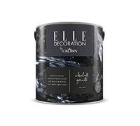 ELLE Decoration by CROWN 2.5L Flat MATT Emulsion Paint - Absolute Granite No 189