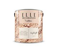 Crown Paint Elle Decoration 2.5L - Matt Emulsion - All Colours - Flat Matt