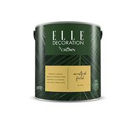 ELLE Decoration by CROWN 2.5L Flat MATT Emulsion Paint - Mustard Field No 345