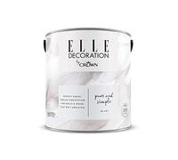 ELLE Decoration by CROWN 2.5L Flat MATT Emulsion Paint - Pure & Simple No 601