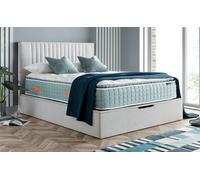 Elle Decoration Latex Pillow Top 3000 Pocket Mattress, Double Dimensions: 4′6″ x 6′3″ (135cm x 190cm)