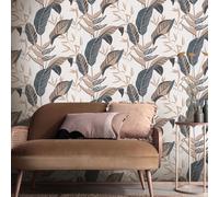 Elle Decoration non-woven wallpaper leaves black gold 10332-15 (3,56£/1qm)