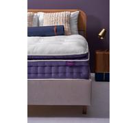 ELLE Decoration The Amethyst Luxury Wool Pocket Spring, Single Bed Mattress, Handmade Natural Pressure Relieving, Weight Distributing Pillowtop