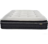 ELLE Decoration The Moonstone Natural Pocket Sprung, Super King Mattress, Luxury Wool Handcrafted, Pressure Relief Pillowtop