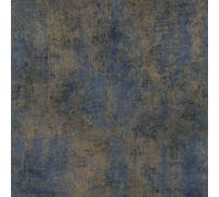 Elle Decoration Wallpaper Luxury Concrete Vinyl Textured Navy Blue Gold 10438-08