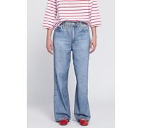 ELLE Get The Look Printed DenimLook Trousers INDIGO 2XL