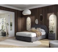 ELLE Home Emmeline Ottoman Bed Frame Super King Gimma Slate