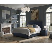ELLE Home Josephine Ottoman Bed Frame Super King Andes Navy