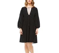 Elle Jane Embroidery Anglaise Beach Dress in Black - L - Black