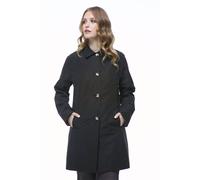 Elle Jennifer Single Breasted Basic Mac In Black Black
