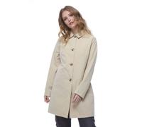 Elle Jennifer Single Breasted Basic Mac In Ivory Ivory