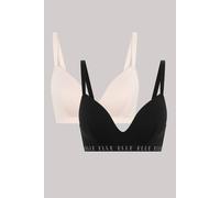 Elle Multi Pack (2) Padded Smooth Non Wired Bra Multi