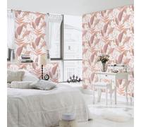 Elle Non-Woven Wallpaper Leaves White Pink Gold Metallic 10332-05 (3,56£/1qm)
