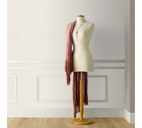 Elle non-woven wallpaper plain texture uni cream white 10335-02 (3,02£/1qm)