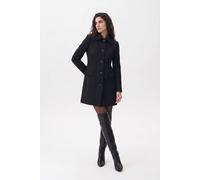ELLE Women's Pepper Tailored Single-Breasted Coat in Black | Size: 10