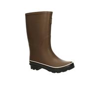 Ladies Elle Sport Pull On Wellington Boots X1283 - Brown Rubber - UK Size 8 - EU Size 41 - US Size 10
