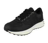 Ladies Elle Sport Lace Up Trainers F7317 - Black Synthetic - UK Size 5 - EU Size 38 - US Size 7