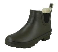 Elle Sport Ladies Elle Sport Pull On Ankle Wellington Boots X1277 - Brown - UK 6