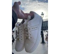 Ladies Elle Sport Casual Trainers F7340 - White Synthetic - UK Size 4 - EU Size 37 - US Size 6