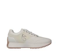 Elle Sport Signature Retro Lace-Up Trainer In White White 6