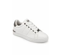 Ladies Elle Sport Lace Up Trainers F7311 - White Synthetic - UK Size 4 - EU Size 37 - US Size 6