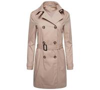 Tina Double Breasted Trench Coat Elle Stone 14