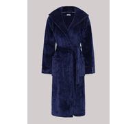 Elle Wave Fleece Gown In Navy Navy M
