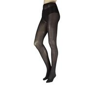 Elle Women’s 80 Denier Opaque Tights - 2 Pair Pack, Soft Stretch Matte Finish, Everyday Comfort Fit for Work or Casual Wear, Durable Full Coverage, Size S-L Black XL