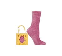 Elle Women's 1 Pair Chenille Gift Boxed Socks In Pink Pink 4-8