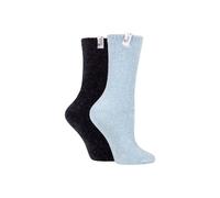 ELLE Women's 2 Pair Chenille Boot Socks in Cobalt | Size: 4-8 Elle Cobalt 4-8