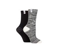 ELLE Women's 2 Pair Velvet Soft & Sparkle Boot Socks | Size: 4-8 Elle Multicolor 4-8