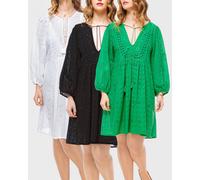 Elle Jane Embroidery Anglaise Beach Dress Multi Pack - S - Multi