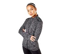 Elle Womens/Ladies Signature Patterned Jacket - Black Marl - Black Marl - 16 UK - 92% Polyester/8% Spandex
