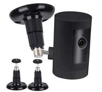 ELLECILA 2 Pack Ring Camera Mount, Ring Outdoor Stick Up Doorbell Accessories, 360 Degree Adjustable Mount Bracket for Rings Surveillance Camera, Black