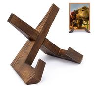 ELLECILA Recipe Book Stand, Cook Book Stands for Kitchen, Wooden Cookbook Holder for Display Stand for Cooking, Magazines and Tablet